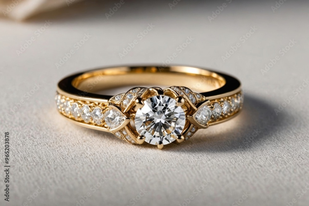 luxury wedding ring, close up luxury wedding ring, close up