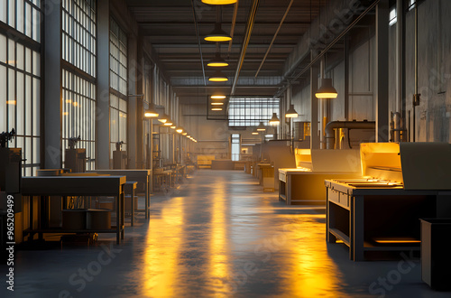 Efficient and Streamlined Factory-Inspired Production - Modern Industrial Aesthetics