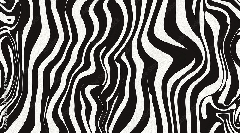 A black and white pattern of simple, swirling shapes that resemble the contours found in zebra stripes, black and white pattern, zebra skin texture, zebra skin pattern, zebra skin lines A black and white pattern of simple, swirling shapes that resemble the contours found in zebra stripes, black and white pattern, zebra skin texture, zebra skin pattern, zebra skin lines