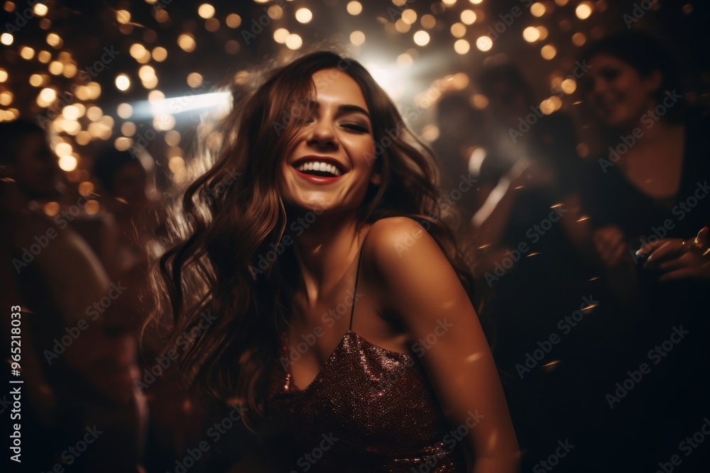 Woman laughing portrait dancing smile. Woman laughing portrait dancing smile.