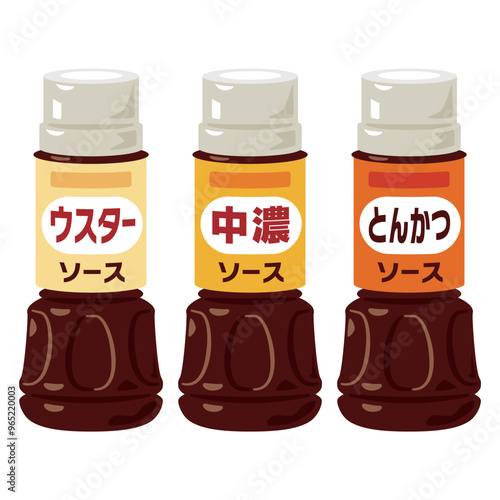 ウスターソース、中濃ソース、とんかつソース