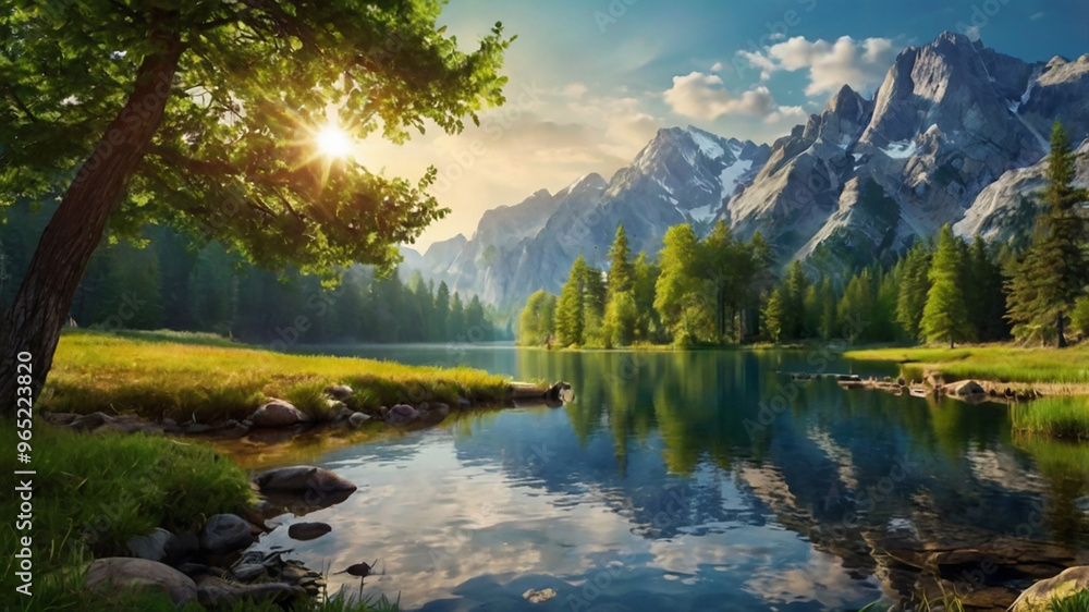 beautiful natural scenery background beautiful natural scenery background