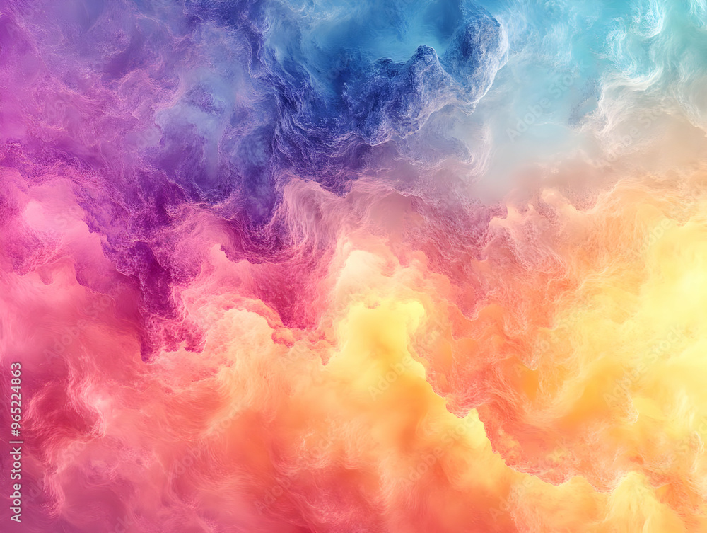 Abstract Background of Colorful Wavy Shapes and Textures Abstract Background of Colorful Wavy Shapes and Textures