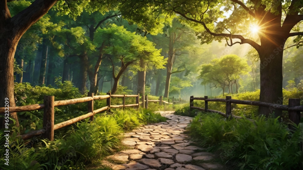 beautiful natural scenery background