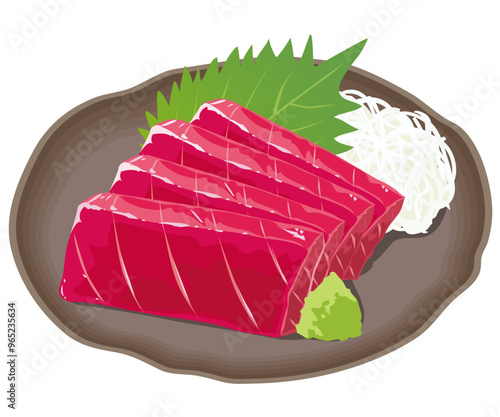 マグロの刺身（赤身）