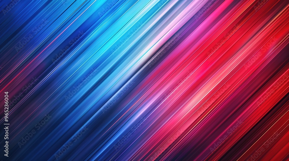 photograph of This is a vibrant abstract background featuring diagonal stripes with a gradient transition from blue to red tones realistic photograph of This is a vibrant abstract background featuring diagonal stripes with a gradient transition from blue to red tones realistic
