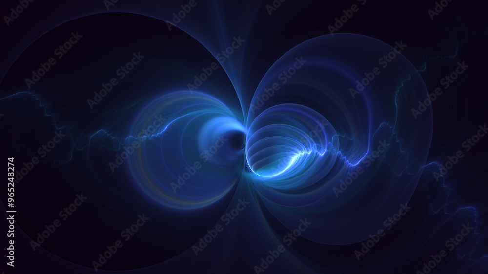 3D manual rendering abstract blue fractal light background. Its not AI Generatd illustration.
3D manual rendering abstract blue fractal light background. Its not AI Generatd illustration.