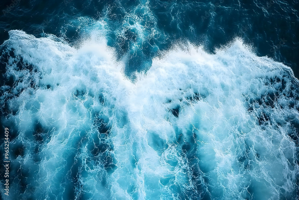 Raging Blue Ocean Waves Crashing Photo Raging Blue Ocean Waves Crashing Photo