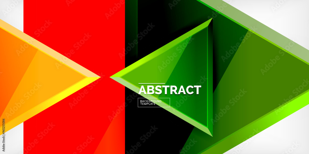 Abstract background - glossy triangles. Vector Illustration For Wallpaper, Banner, Background, Card, Book Illustration, landing page Abstract background - glossy triangles. Vector Illustration For Wallpaper, Banner, Background, Card, Book Illustration, landing page