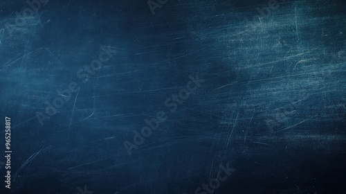 Textured blue chalkboard background for creative design