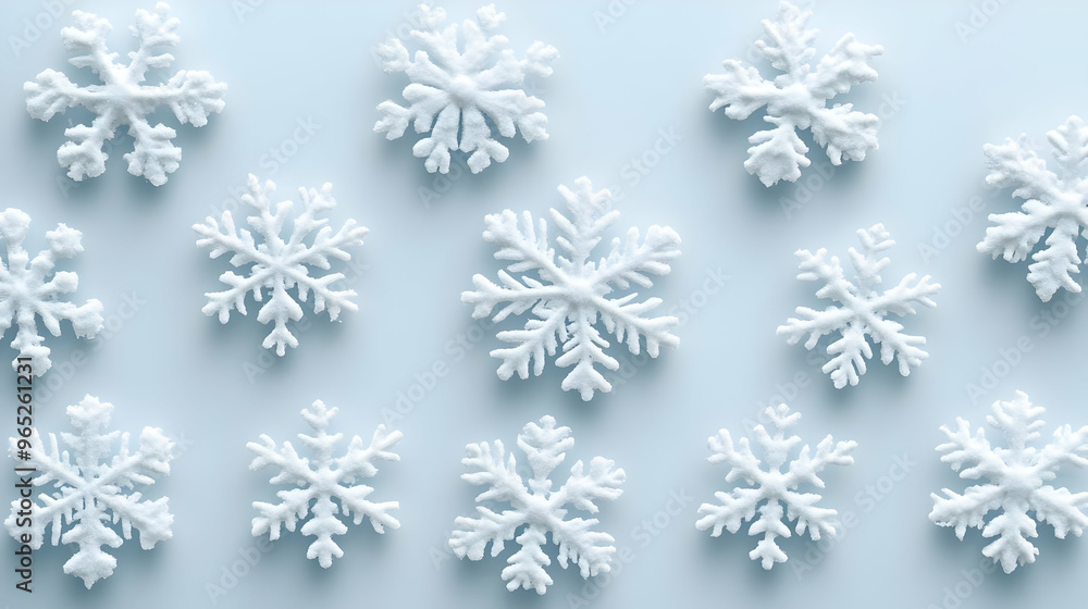 White Snowflakes Festive Winter Background Image White Snowflakes Festive Winter Background Image