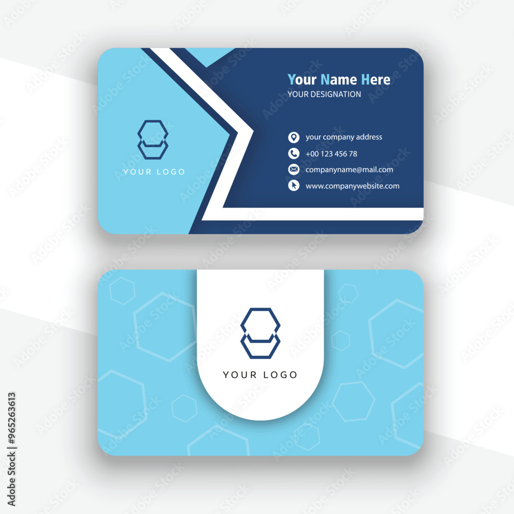 Modern Business Card - Creative and Clean Business Card Template. Modern Business Card - Creative and Clean Business Card Template.