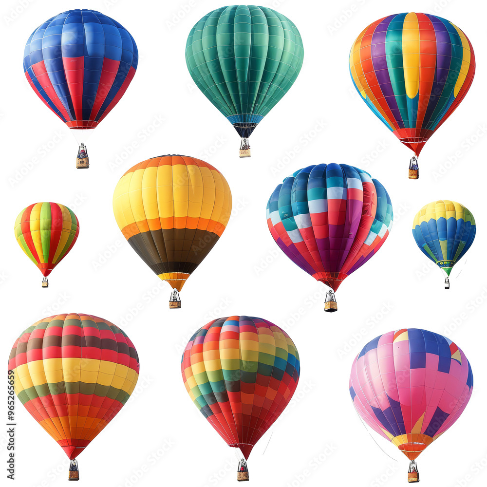 Colorful hot air balloons float gracefully in a clear sky during a vibrant festival celebrating flight and adventure Colorful hot air balloons float gracefully in a clear sky during a vibrant festival celebrating flight and adventure