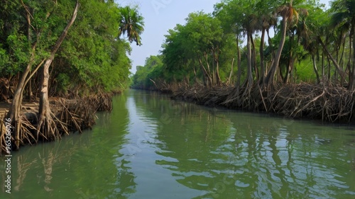  Canal in Sundarbans Largest Mangrove Forest