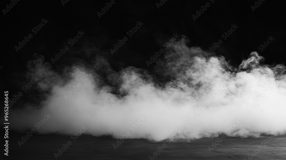 Mystic white smoke on dark background Mystic white smoke on dark background
