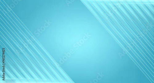 Bright blue refracted lines abstract futuristic background