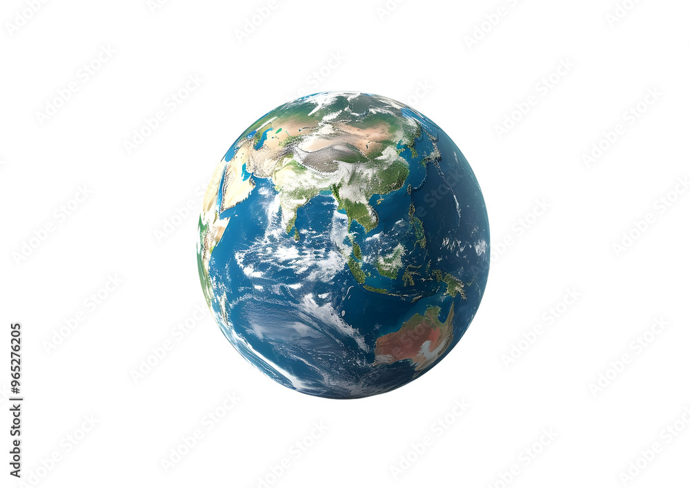Globe showing Earth continents, detailed planet model. Isolated on a transparent background Globe showing Earth continents, detailed planet model. Isolated on a transparent background