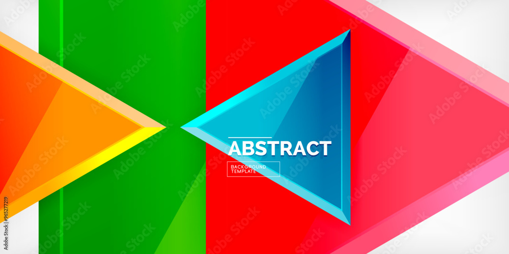 Abstract background - glossy triangles. Vector Illustration For Wallpaper, Banner, Background, Card, Book Illustration, landing page Abstract background - glossy triangles. Vector Illustration For Wallpaper, Banner, Background, Card, Book Illustration, landing page