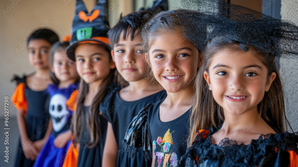 Kids in Halloween Costumes. Kids in Halloween Costumes.