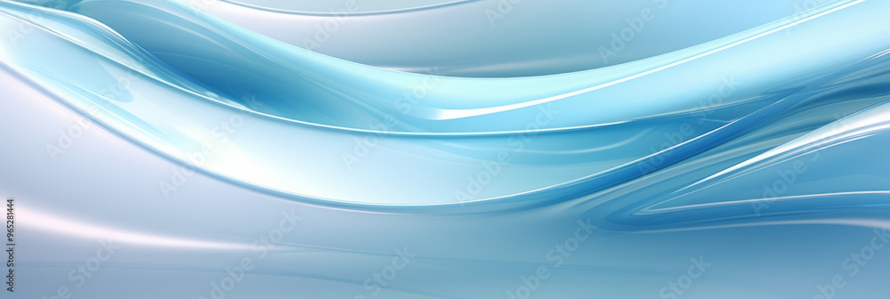 Fototapeta premium background of abstract, glass-like shapes with a polished, reflective surface