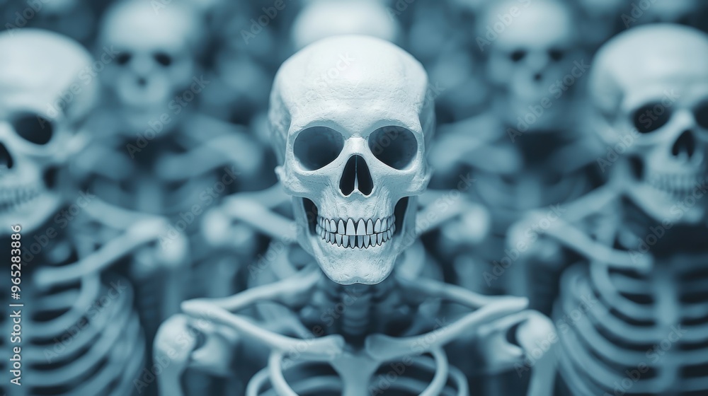 Journey of Life: Artistic Skeleton Representations with Copy Space in High Detail 8K Resolution Journey of Life: Artistic Skeleton Representations with Copy Space in High Detail 8K Resolution