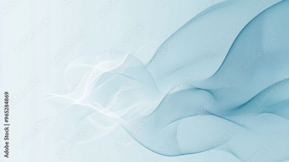 Fototapeta premium Abstract soft blue wave background. blue lines curved wavy sparkle with copy space for text. soft bright wave background.