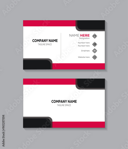 business card template design