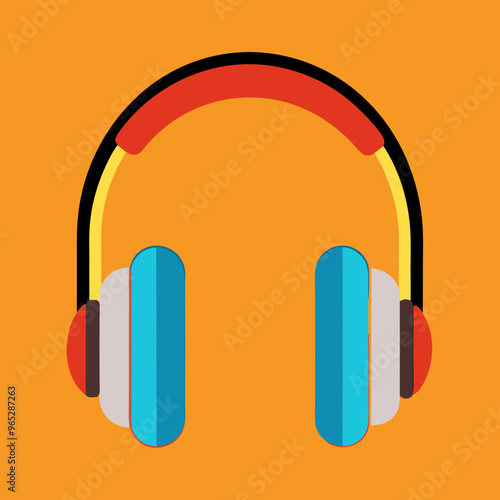 illustration of headphones