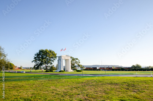 Peace Arch Park in Surrey, BC, Canada