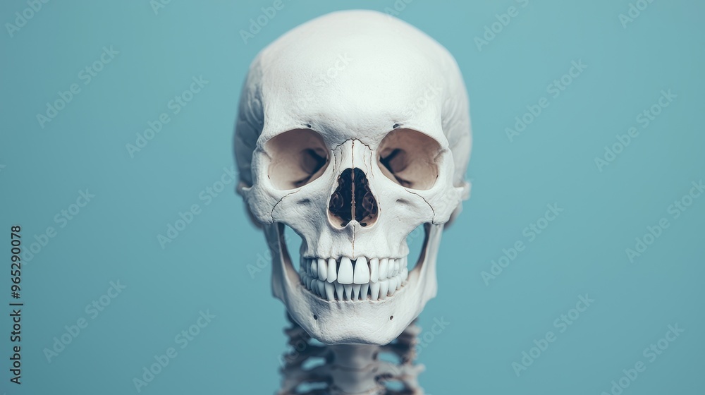 Intricate Avian Skull: Detailed Anatomical Illustration with Copy Space in High Detail 8K Resolution Intricate Avian Skull: Detailed Anatomical Illustration with Copy Space in High Detail 8K Resolution