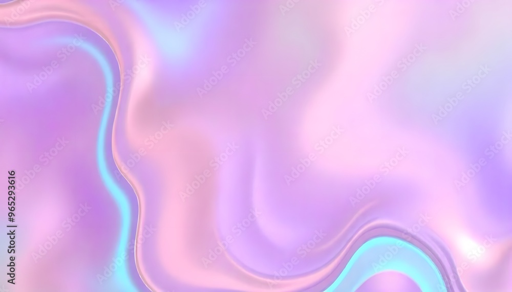 Naklejka premium Fluid colors Abstract hologram gradient background 