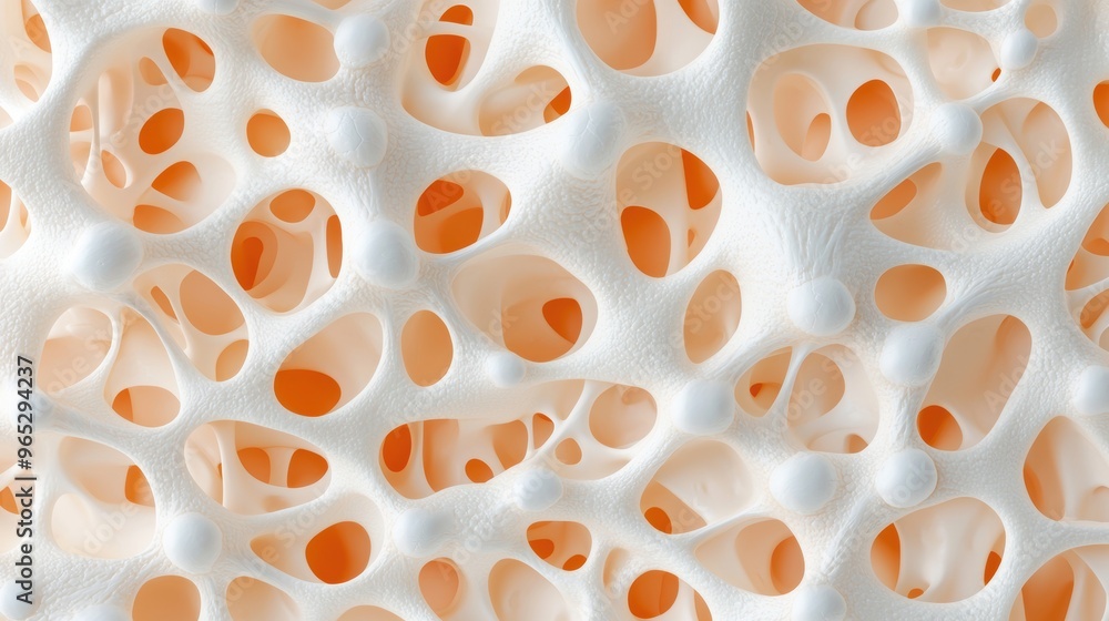 The Intricate Process of Bone Ossification Explained - Detailed Educational 8K Illustration with Copy Space The Intricate Process of Bone Ossification Explained - Detailed Educational 8K Illustration with Copy Space