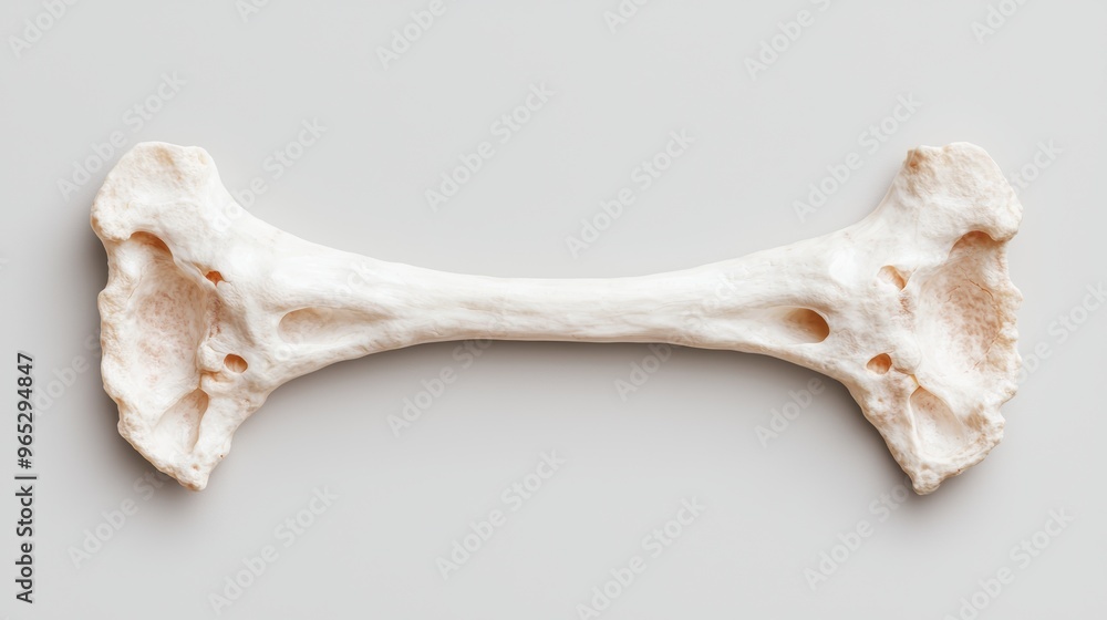 Naklejka premium Detailed Anatomical Illustration of Bone Necrosis for Scientific Study with Copy Space in 8K High Detail Resolution