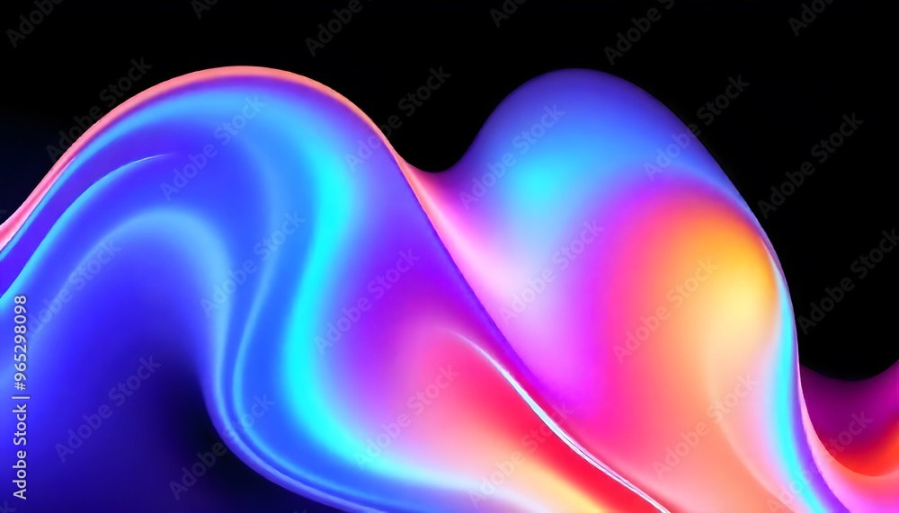 Fluid colors Abstract hologram gradient background Fluid colors Abstract hologram gradient background
