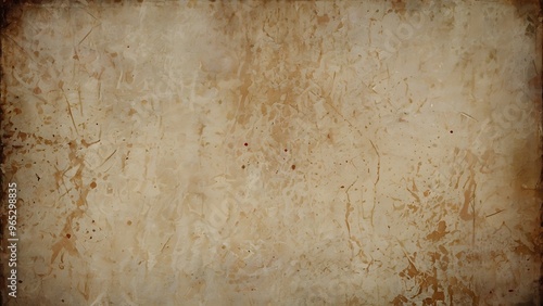 Wallpaper Mural Grunge style abstract background of a aged paper with a predominantly yellow and off-white color palette, accented by dark brown splatters  Torontodigital.ca