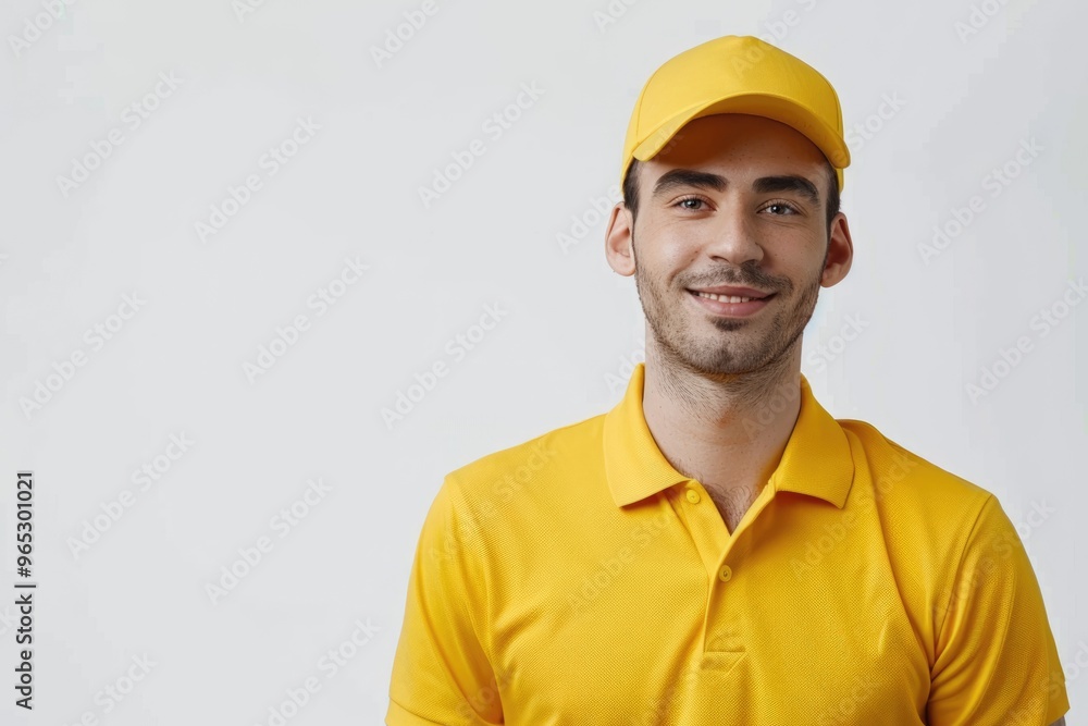 delivery man with package delivery man with package