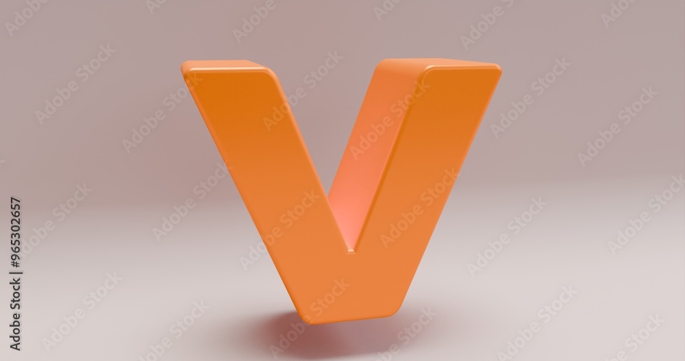 Alphabet. 3d letters render rorange set. Letters set. Letter Vv. Orange letter Vv Alphabet. 3d letters render rorange set. Letters set. Letter Vv. Orange letter Vv