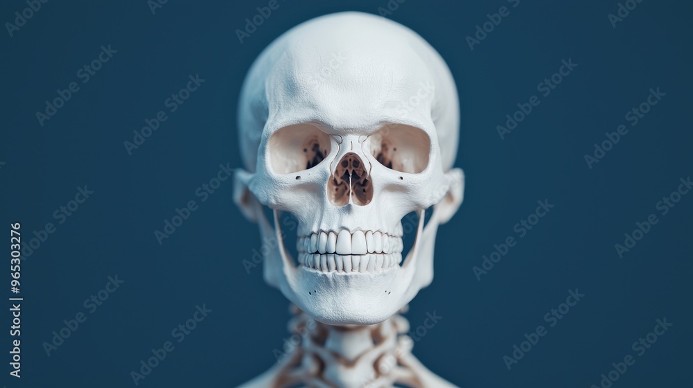 Detailed Skeletal Anatomy in Pathology Medical Illustration with Copy Space, 8K High Detail Resolution Detailed Skeletal Anatomy in Pathology Medical Illustration with Copy Space, 8K High Detail Resolution