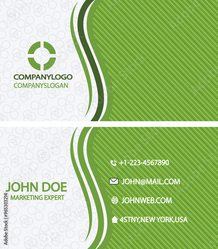 PrintAbstract business card template photo