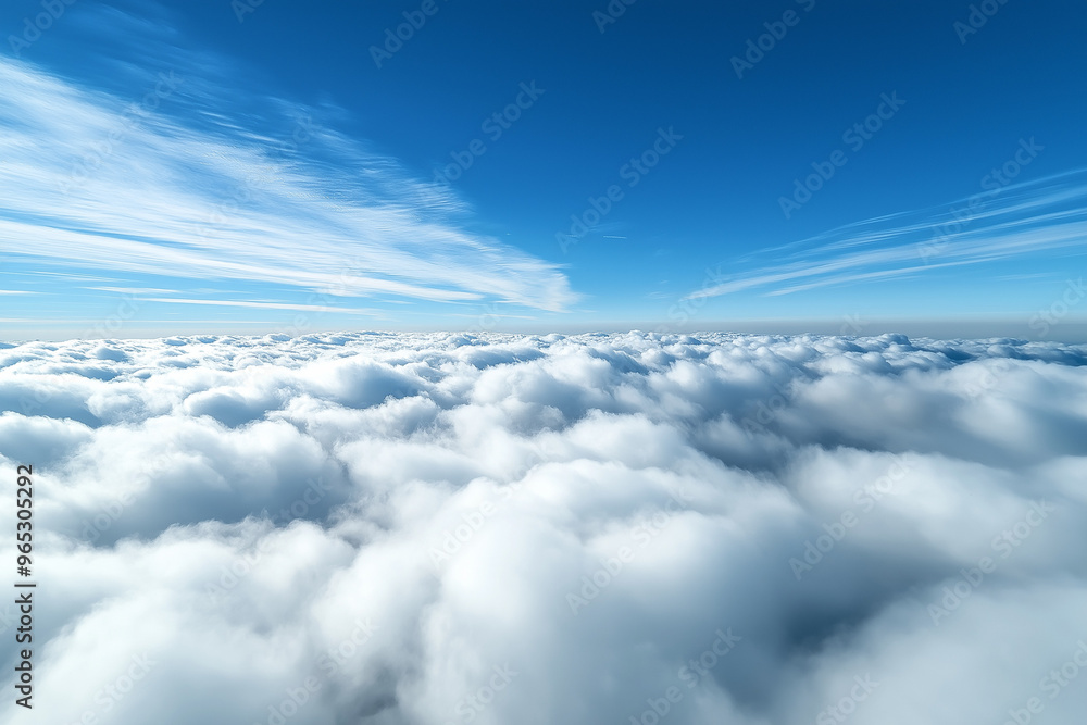 above the clouds panoramic view in the sky above the clouds panoramic view in the sky