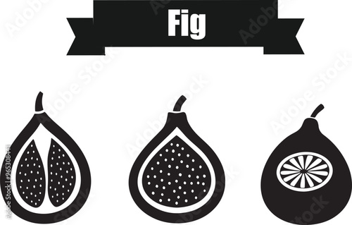Fig Abstract Silhouette Vector Graphics Pack