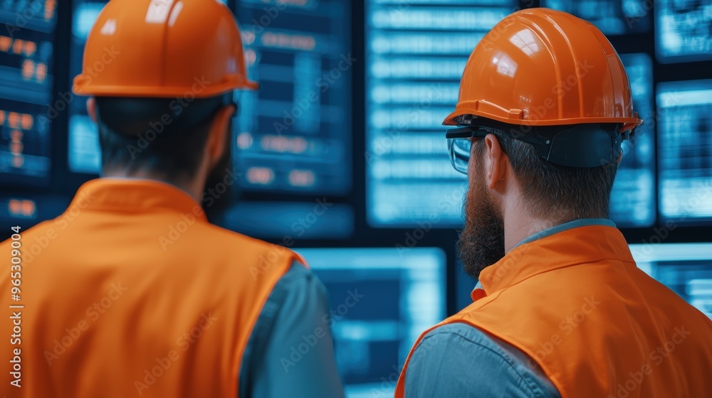Advanced Engineers Analyzing Seismic Data on High-Tech Screens for Oil Exploration, Futuristic Discovery Concept with Copy Space, 8K Resolution Detail Advanced Engineers Analyzing Seismic Data on High-Tech Screens for Oil Exploration, Futuristic Discovery Concept with Copy Space, 8K Resolution Detail