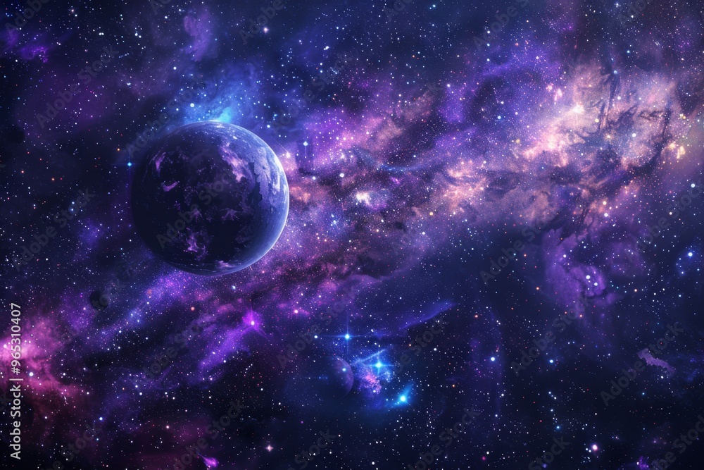 Obraz premium Beautiful Outer Space View