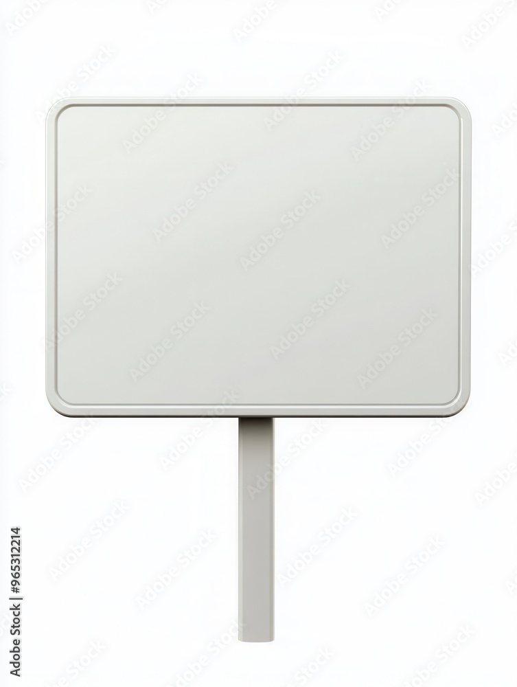 A plain, blank sign on a stick, perfect for customizable messaging in event signage or informational displays. A plain, blank sign on a stick, perfect for customizable messaging in event signage or informational displays.