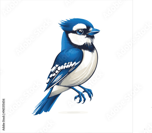 blue jay on a branch