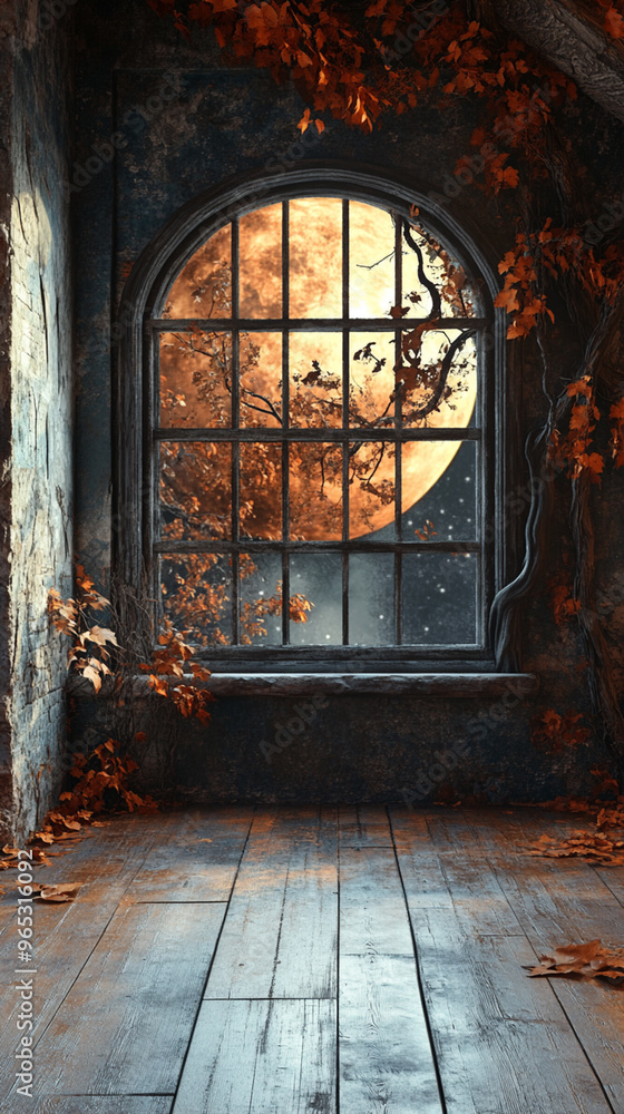 Halloween background with copyspace for your design. Halloween concept. Generative AI. Halloween background with copyspace for your design. Halloween concept. Generative AI.