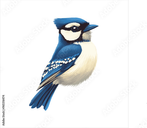blue jay on a branch