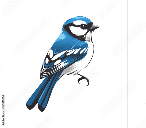 blue jay on a branch