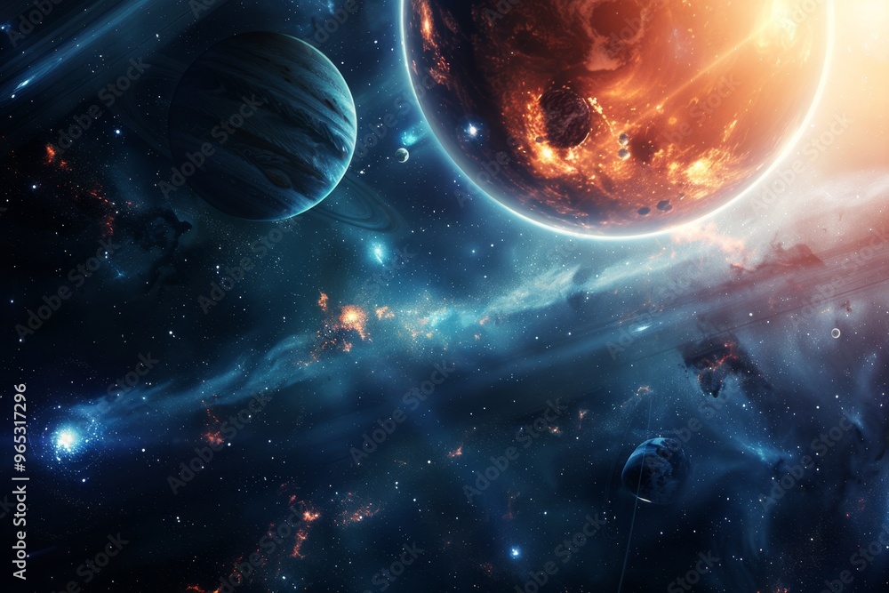 Beautiful Outer Space View Beautiful Outer Space View