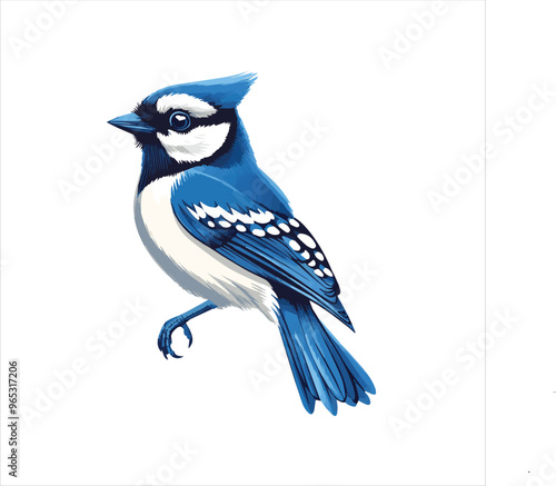 blue jay on a branch